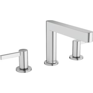 Hansgrohe hansgrohe Finoris 3-Loch Waschtischarmatur 110 mit Push-Open Ablaufgarnitur
