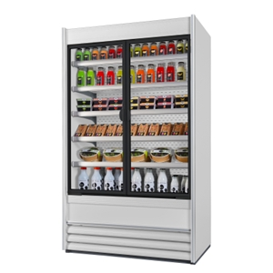 Fogal Refrigeration Alaska Vbn Energy slim 240 Hinged doors Panoramic ends